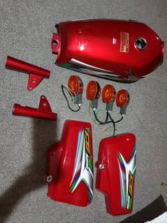 Honda cg 125 2023 double saman (red)brandnew bike