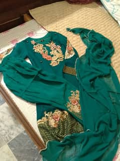 "Brand New Embroidered 3-Piece Suit -"New Lawn Shirt - Premium Quality