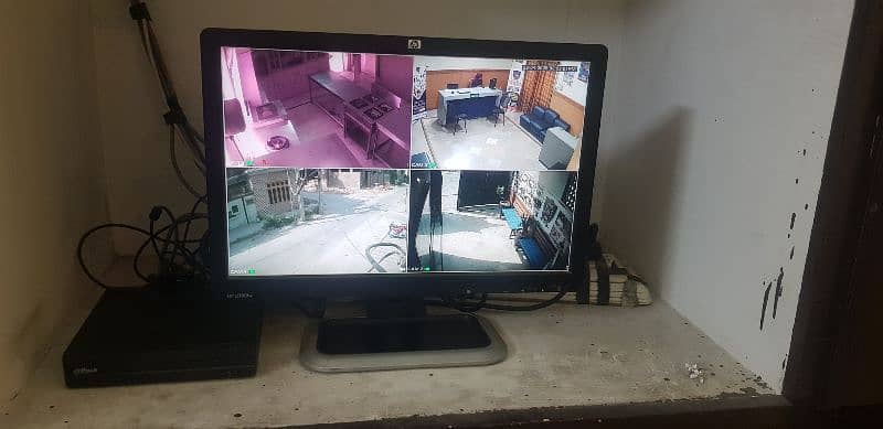 Dahua 4 Channel DVR and cameras for sale 1