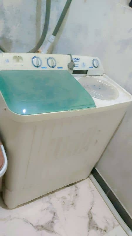 haier semi automatic machine 7kg for sell. 1