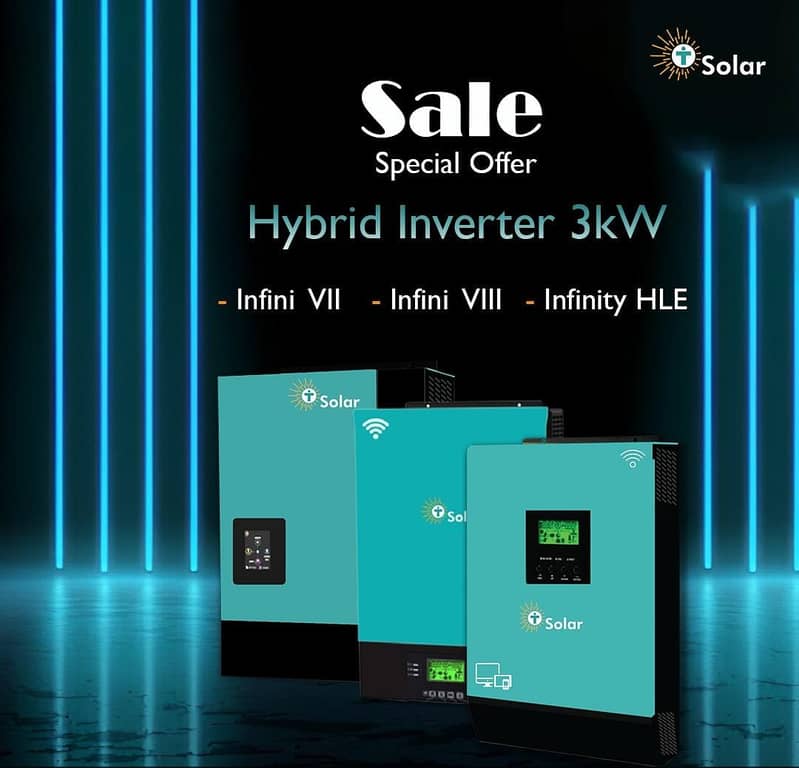 Solar Inverter |Tesla Solar Inverter / Solar IP-21 & IP-65 / Solar/3K 3