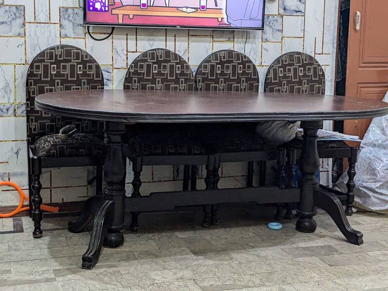 dining table with 6 chairs 1