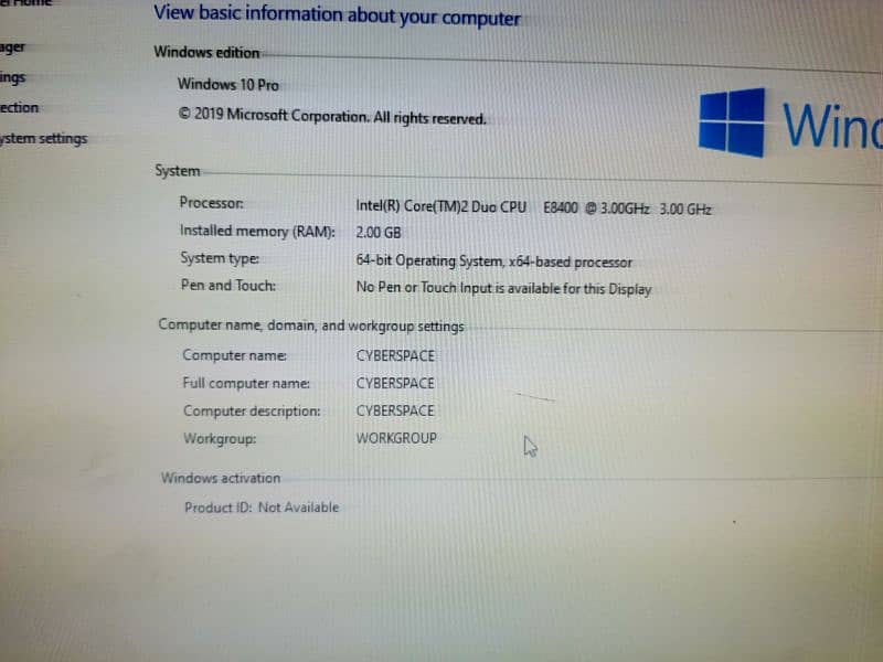 computer for sale core 2 dou 6