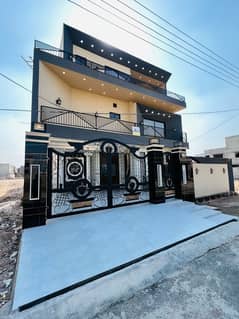 Buch Villas 10 Marla Modern Elevation Triple Story Manikin Block House For Sale