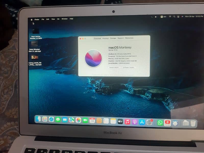Macbook air 8.128GB 6