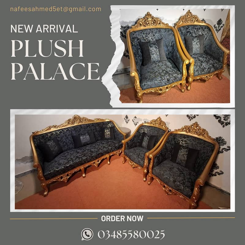 Sofa Set / Wooden Sofa / Luxury Sofa / 5 seater sofa / sofa for sale 0
