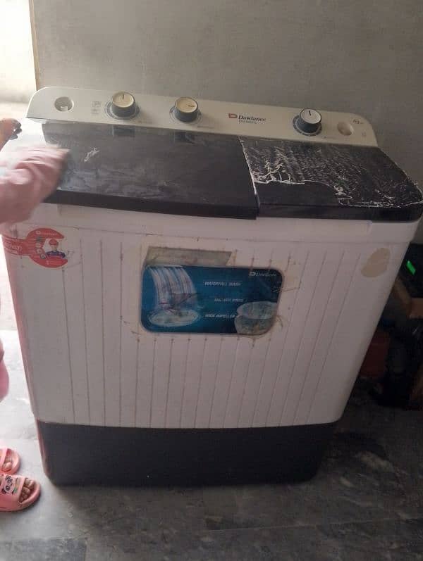 Dawlance washing machine with spinner 4 sale 0