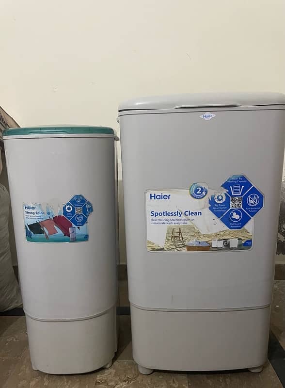 Haier Washing Machine HWM80-35 (8kg) + Haier Dryer HWS60-50 (6kg) 0
