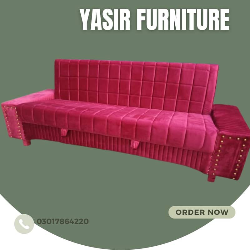 Sofa cum bed/Double cumbed/Sofa/LShape/Combed/Dewan/Double bed/Bed se 15