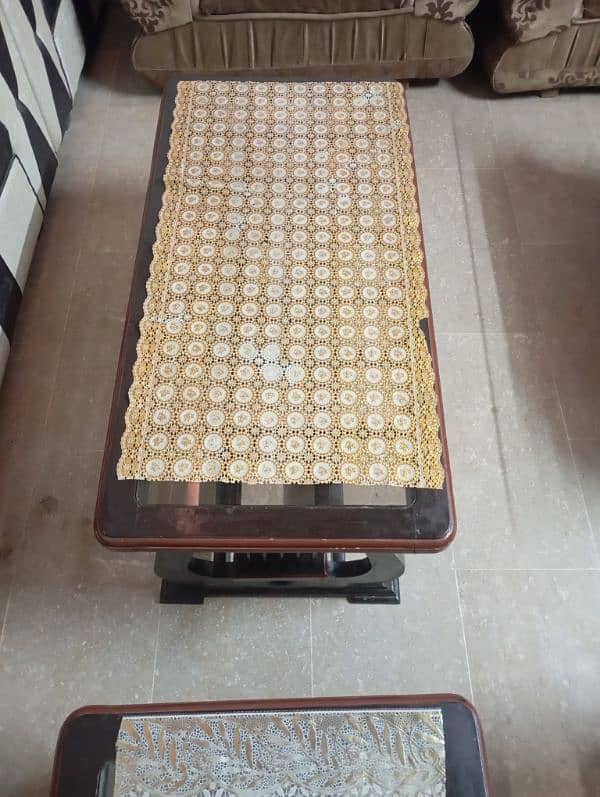 05 seater two sofas and 03 tables for sale 3
