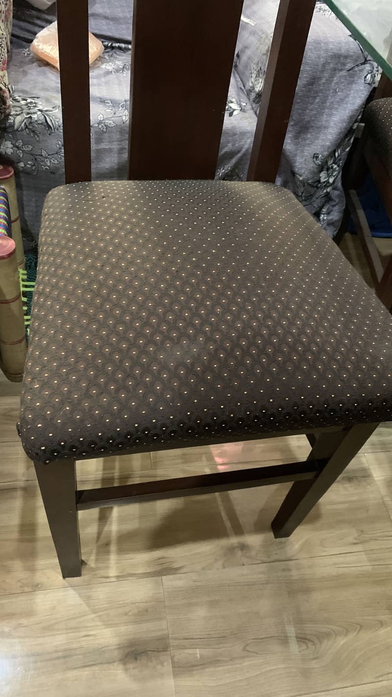 Dining table with 6 chairs glass table 9