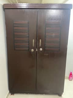 Double door wardrobe almari