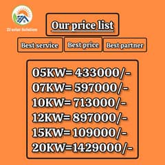 Solar inverter/5KW Solar System for Home/Solar Installation/Jinko/JA