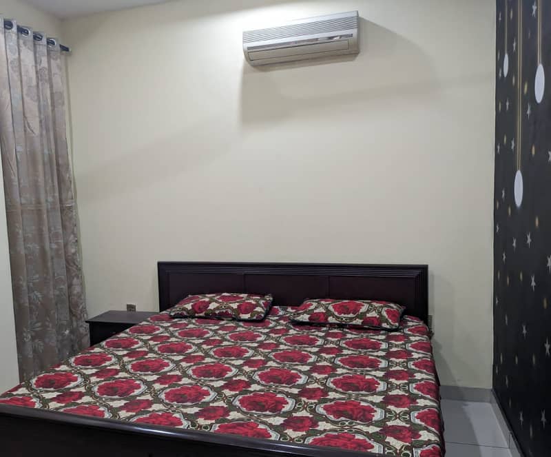 Single Bed Furnished Flat Available For Rent Citi Housing Gujranwala 0