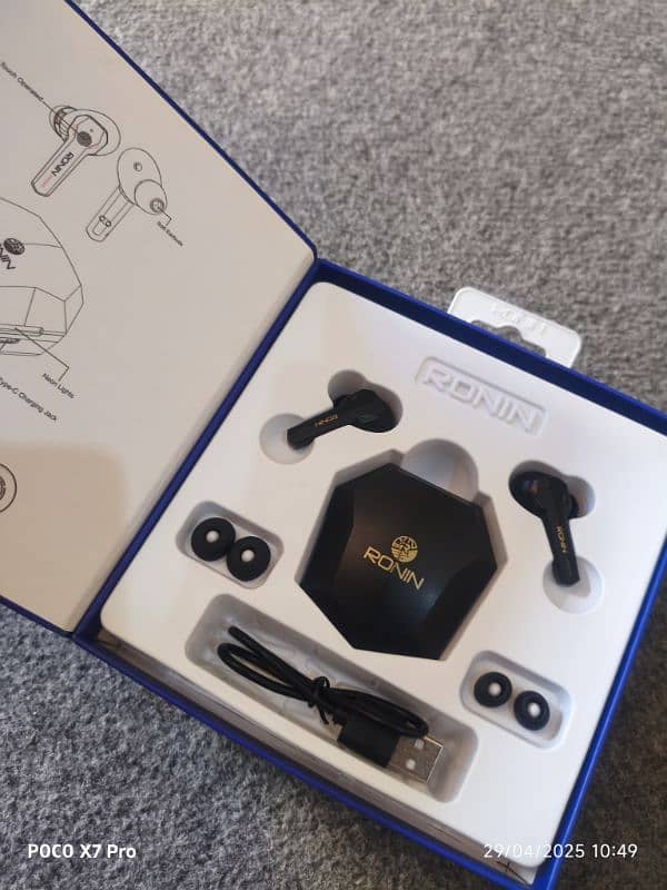 Ronin R860 gaming buds zero Ms latency with gaming mode 0