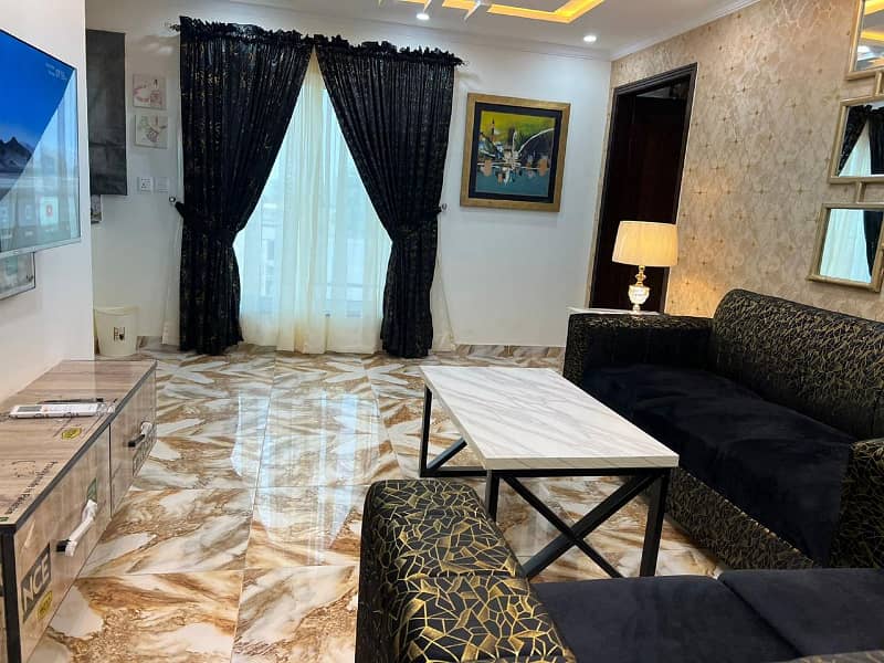 2-Bed Ultra Luxury Flat Fully Furnished For Rent In Sector E Bahria Town Lahore 2