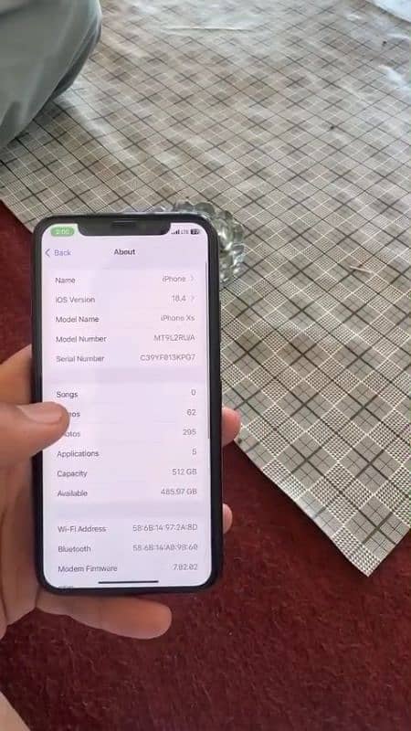 iphone XS PTA approved 512GB 1