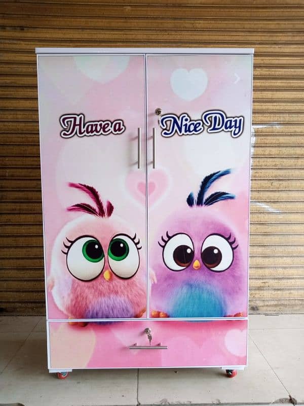 kids wardrobe / baby Cupboard / Almari 0316,5004723 4
