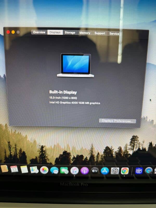 MacBook pro mid 2012 core i5 13-inch Display 1