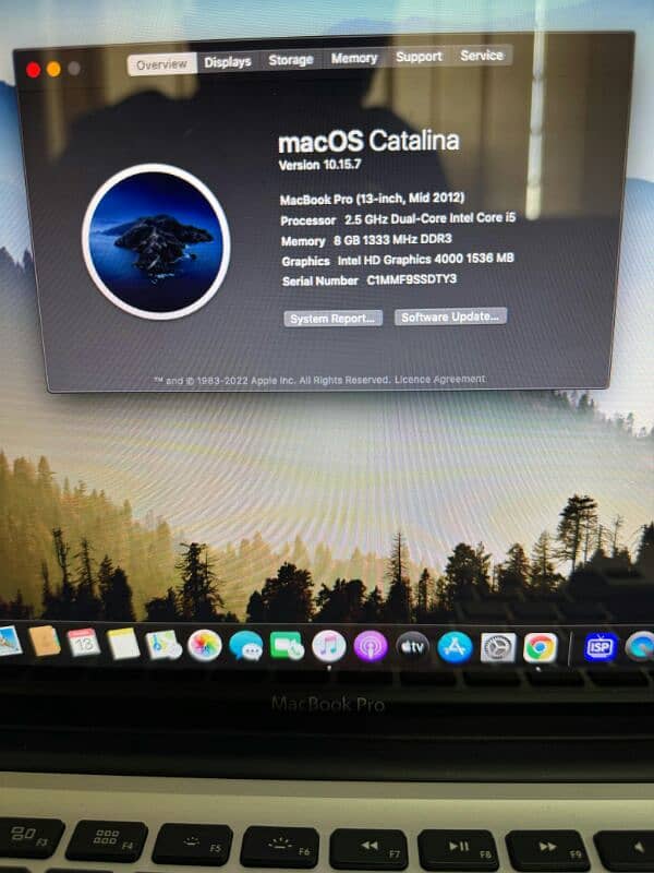 MacBook pro mid 2012 core i5 13-inch Display 2