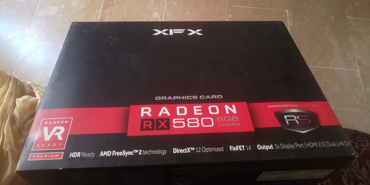 XFX Radeon RX 580 8GB Graphic Card 0