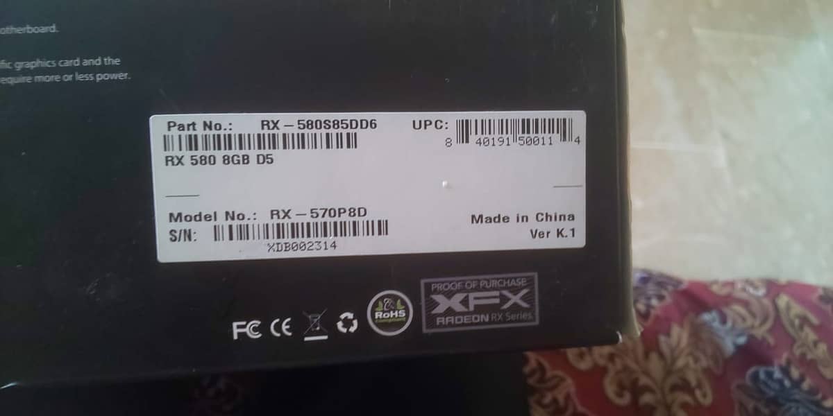 XFX Radeon RX 580 8GB Graphic Card 3