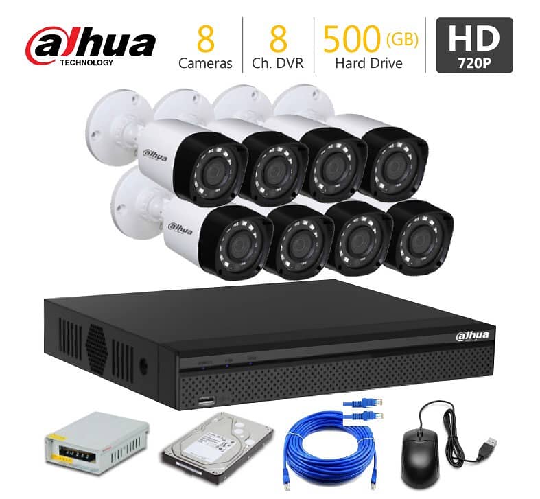CCTV Camera Dahua /Hikvision - CCTV Security HD Camera - Installation 1