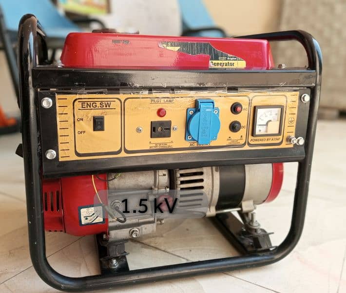 1.5 kV petrol generator. 0
