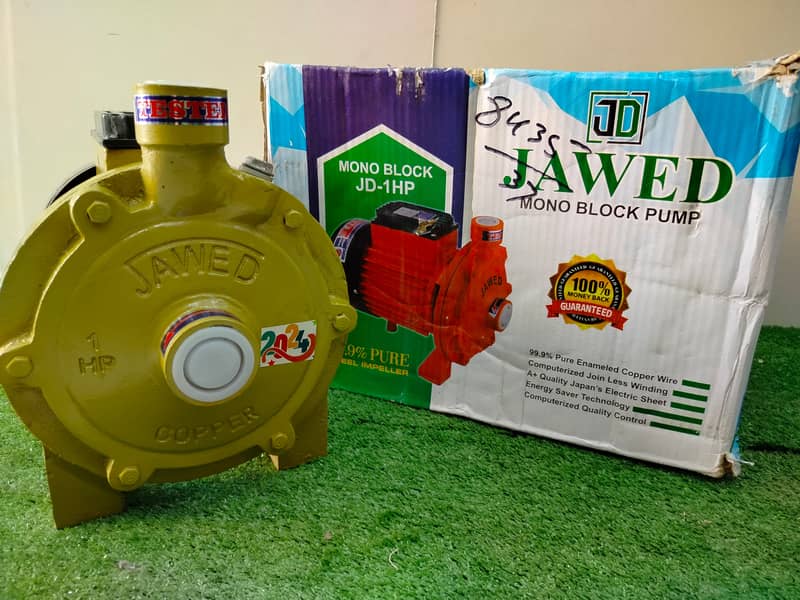 Jawed water pump Karachi  Jawed mono block 1 HP for sale  Best suction 0