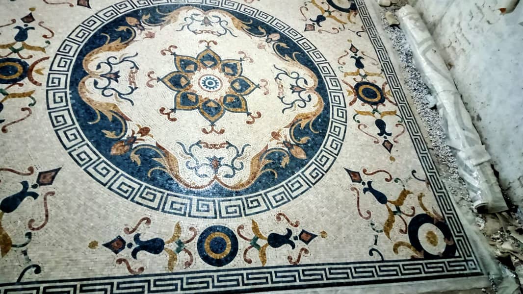 Swimming pools,Glass Mosaic,UV print Mosaic,Floor Mosaic,Mosaic Niche 7