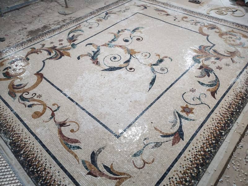 Swimming pools,Glass Mosaic,UV print Mosaic,Floor Mosaic,Mosaic Niche 11