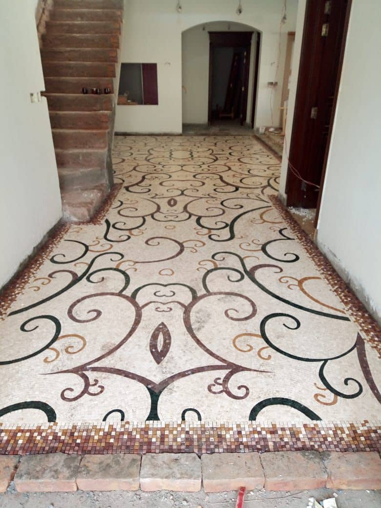 Swimming pools,Glass Mosaic,UV print Mosaic,Floor Mosaic,Mosaic Niche 19