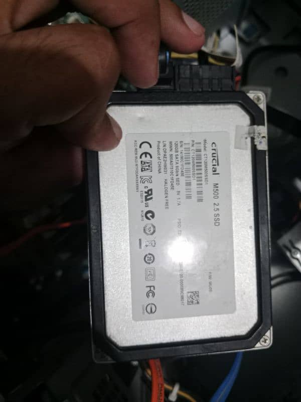 1 SSD 128 gb crucial 256 GB Focal SSD 1 year warranty 1