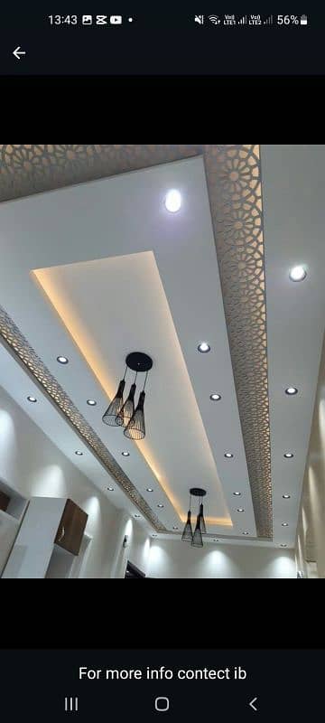 Ceiling Available with fitting