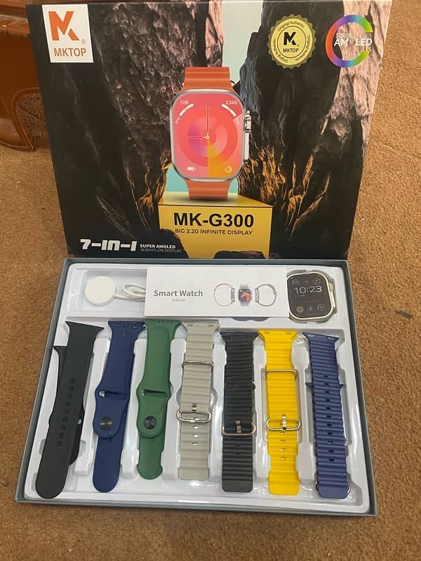 MK -G 300 Samart watch new best watch super amoled always on Display 1