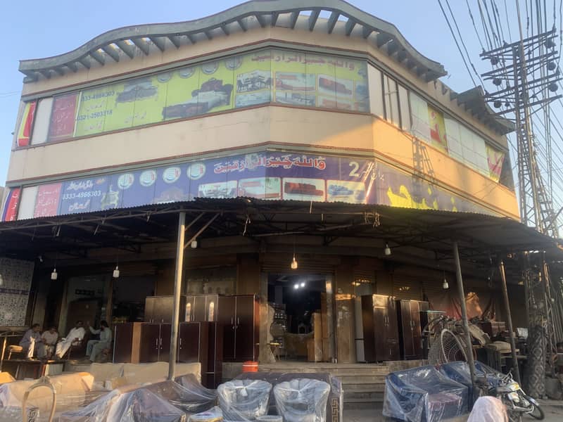 8 Marla Triple Storey Building For Rent Main Multan Road 0