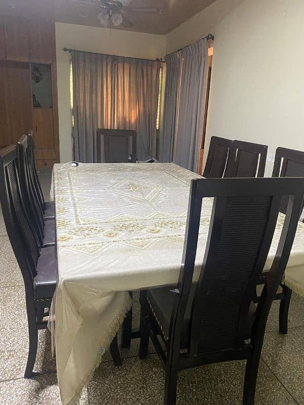 Chinioti Pure wooden dinning Table with Chairs 3