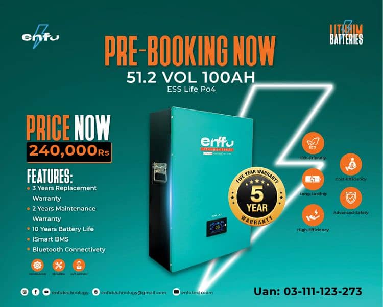 Enfu Technologies Batteries Best for Energy Needs 5