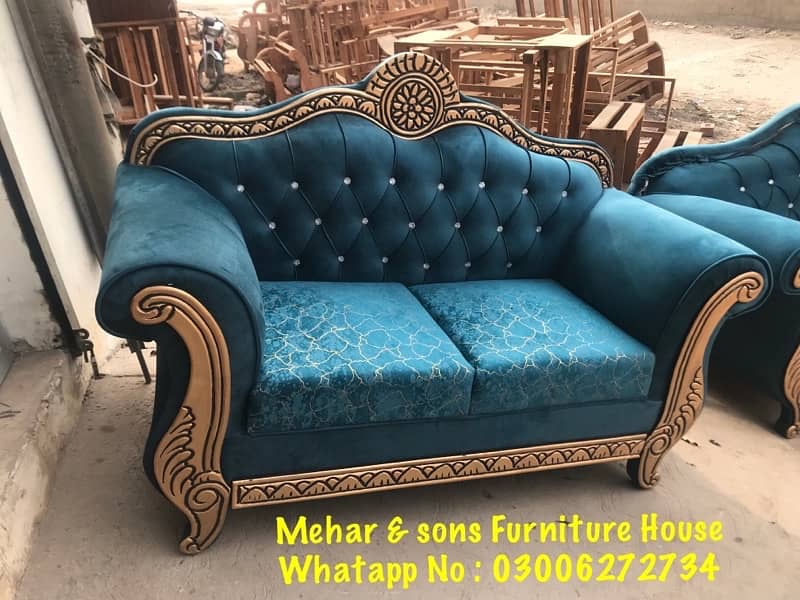 Premium Quality Turkish Design six  Seater sofa sets 4