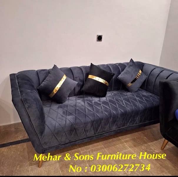 Premium Quality Turkish Design six  Seater sofa sets 10
