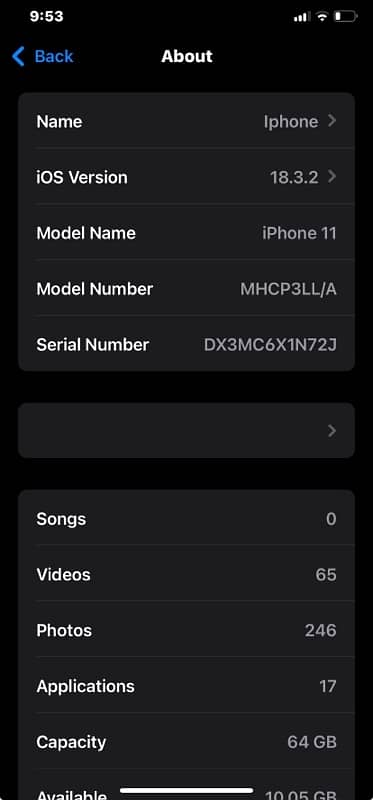 iPhone 11 64gb Face ID working water pack 2