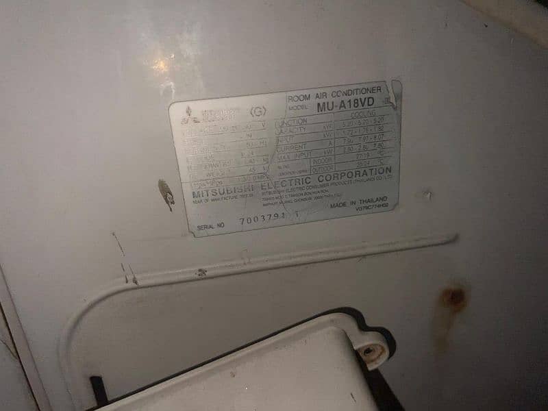 Mitsubishi A/C 1.5 Ton 9