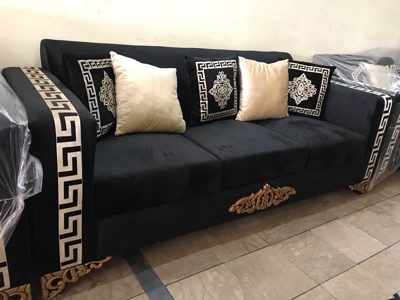 Six seater sofa sets with 10 years warranty 12