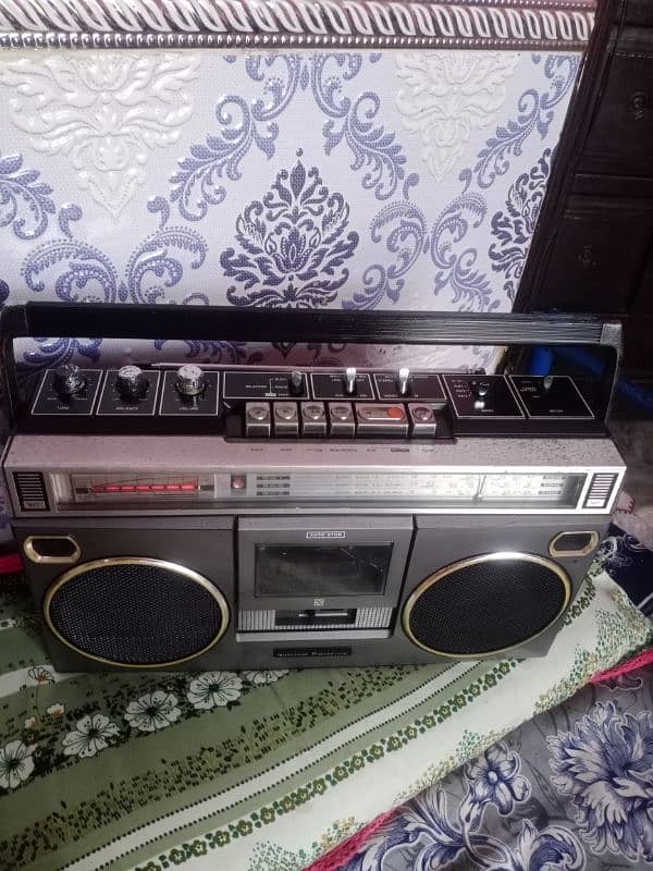 national Panasonic antique Radio tape recorder 3