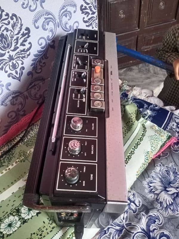 national Panasonic antique Radio tape recorder 4