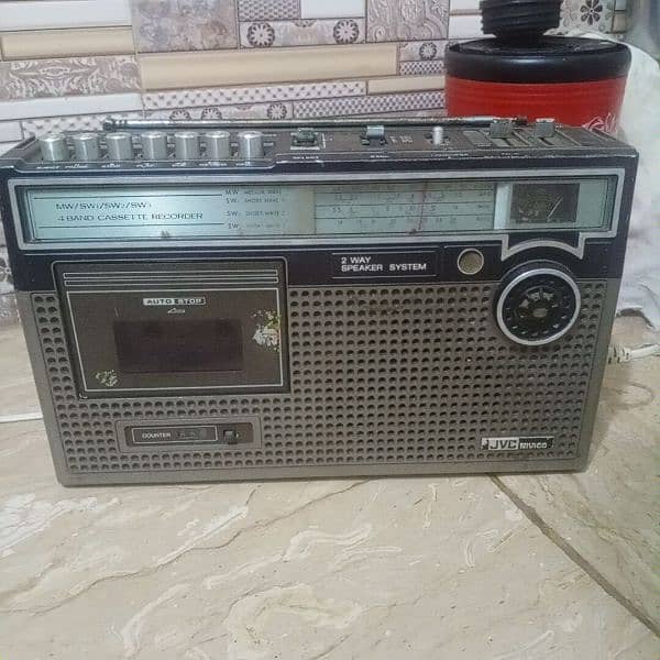 national Panasonic antique Radio tape recorder 7