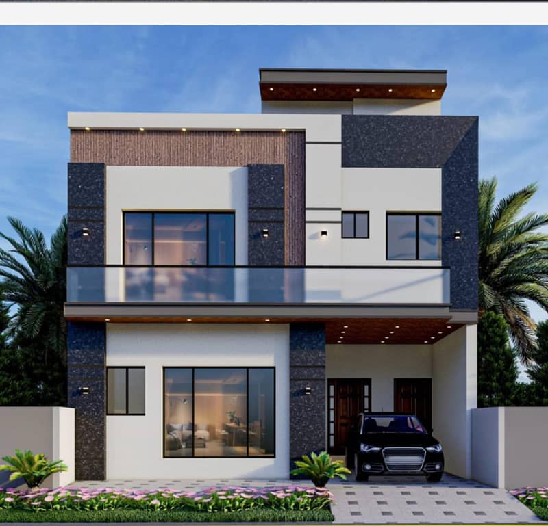 Booking From 2,500,000, 5 Marla Modern Houses In BB Block On 3 Years Installment Plan. 1