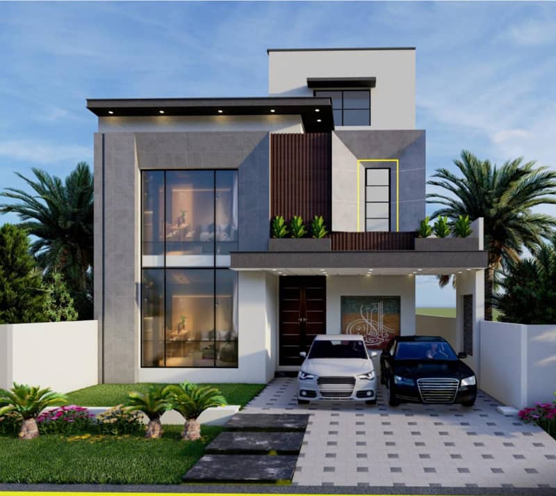 Booking From 2,500,000, 5 Marla Modern Houses In BB Block On 3 Years Installment Plan. 0