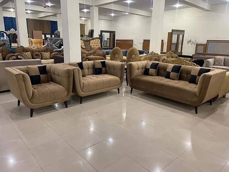 10 years warranty six seater sofa sets 4