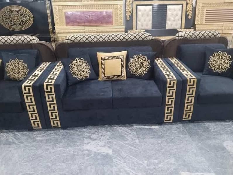 10 years warranty six seater sofa sets 6